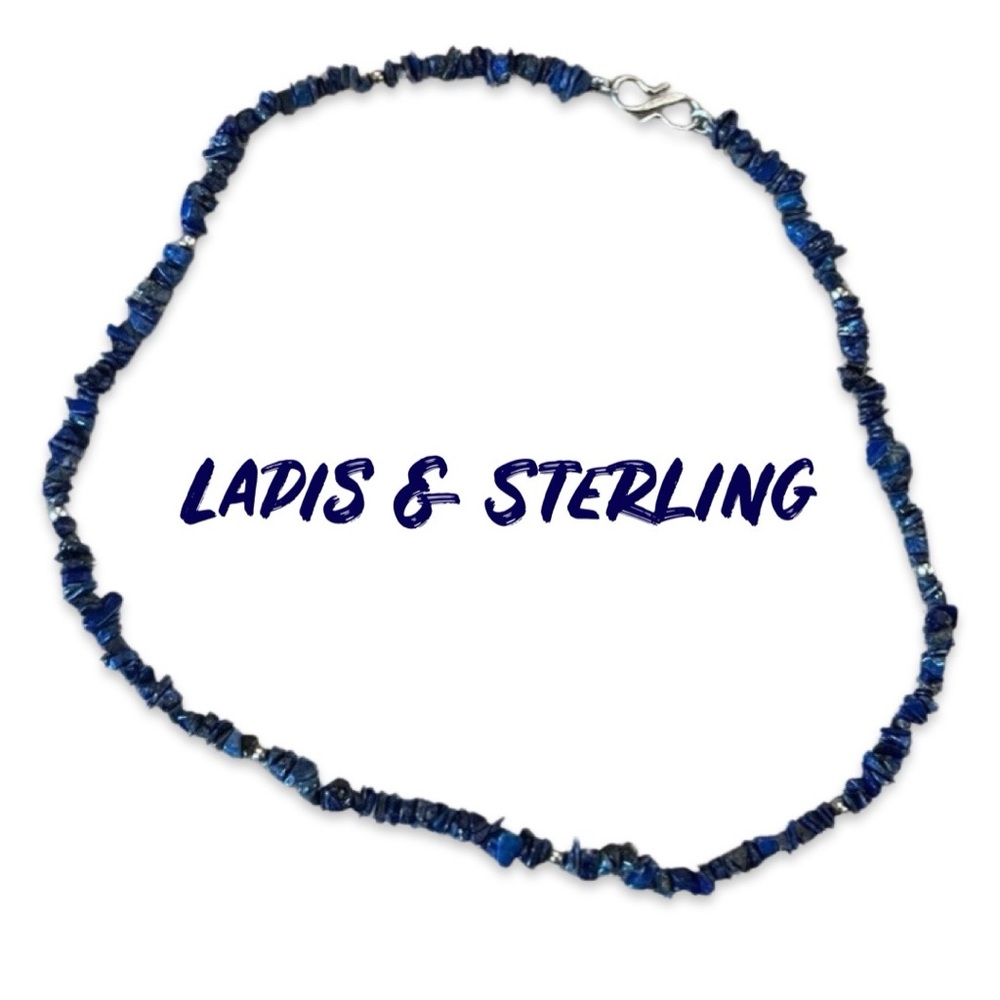 Hand Crafted Blue Necklace